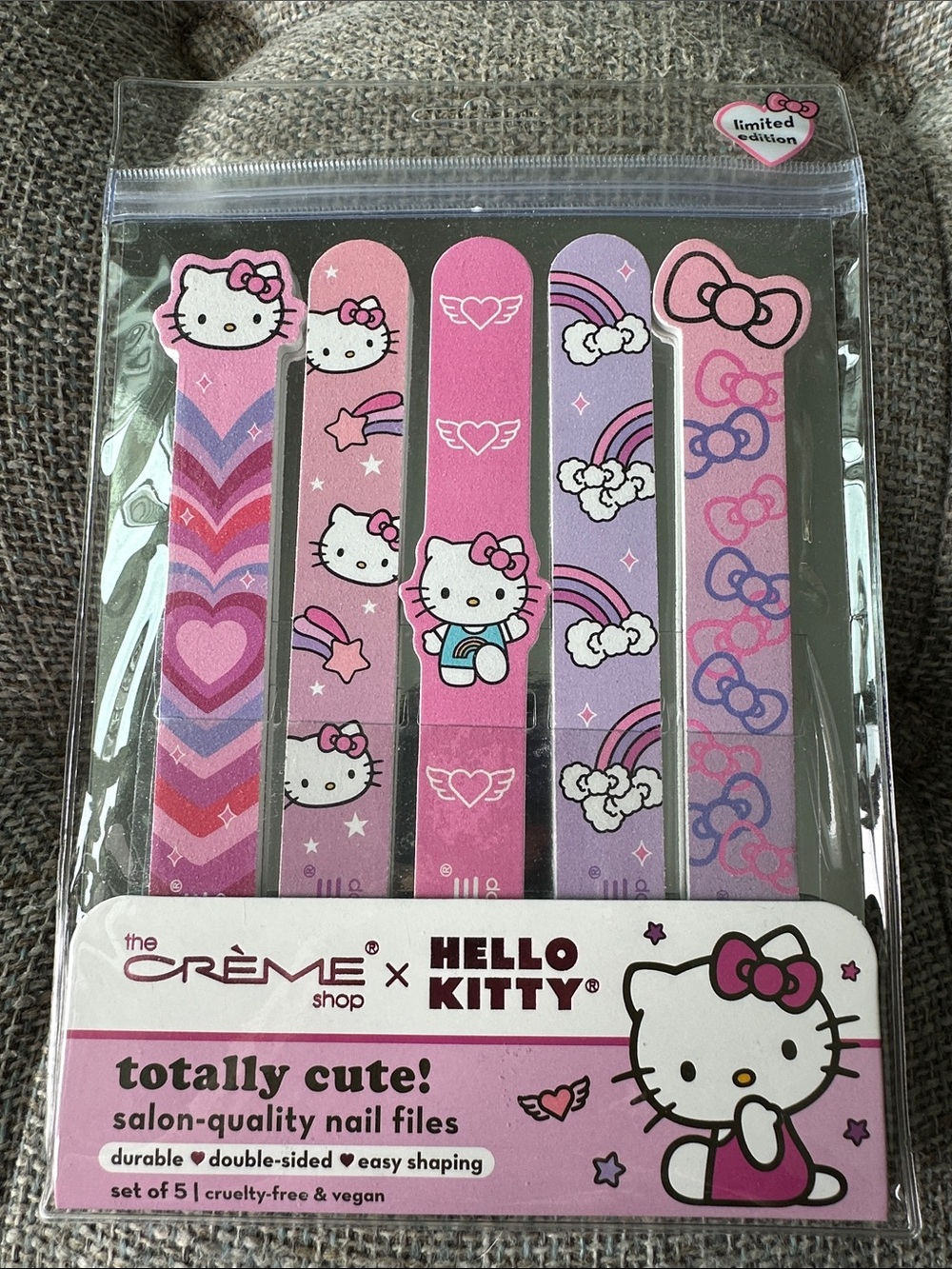 The Crème Shop x Hello Kitty Nail Files Set of 5 Limited Edition NEW